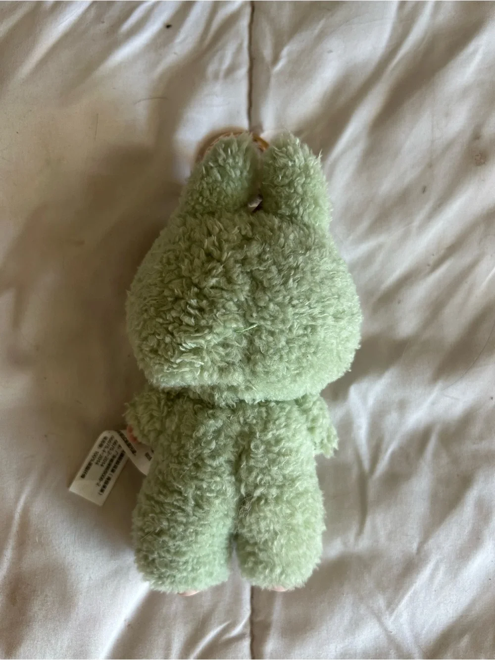 Green labubu Plush Keychain